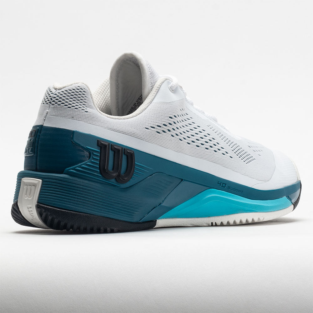Wilson Rush Pro 4.0 Men's White/Blue Coral/Blue Atoll
