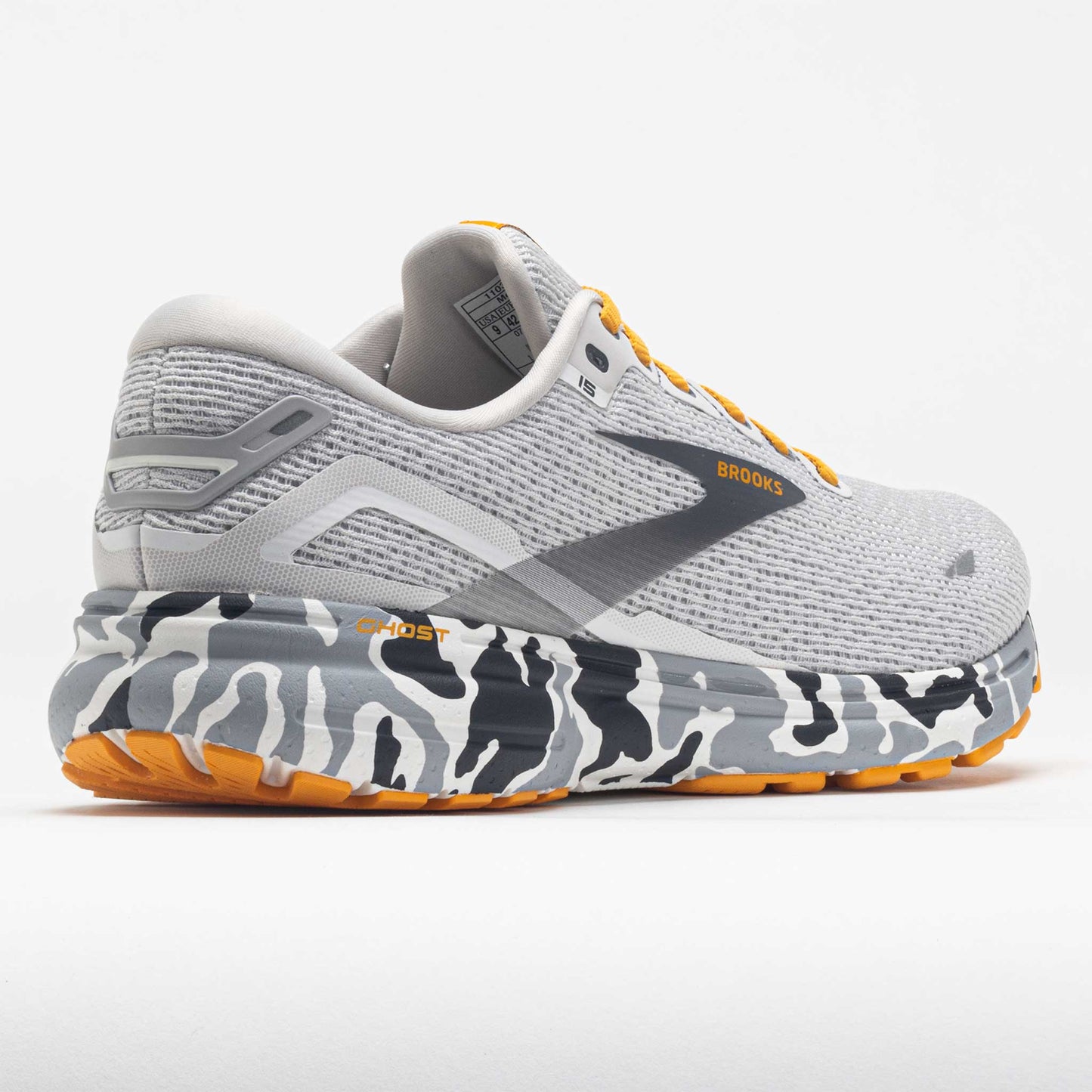 Brooks Ghost 15 Men's Camo Blanc/Gray/Sunflower