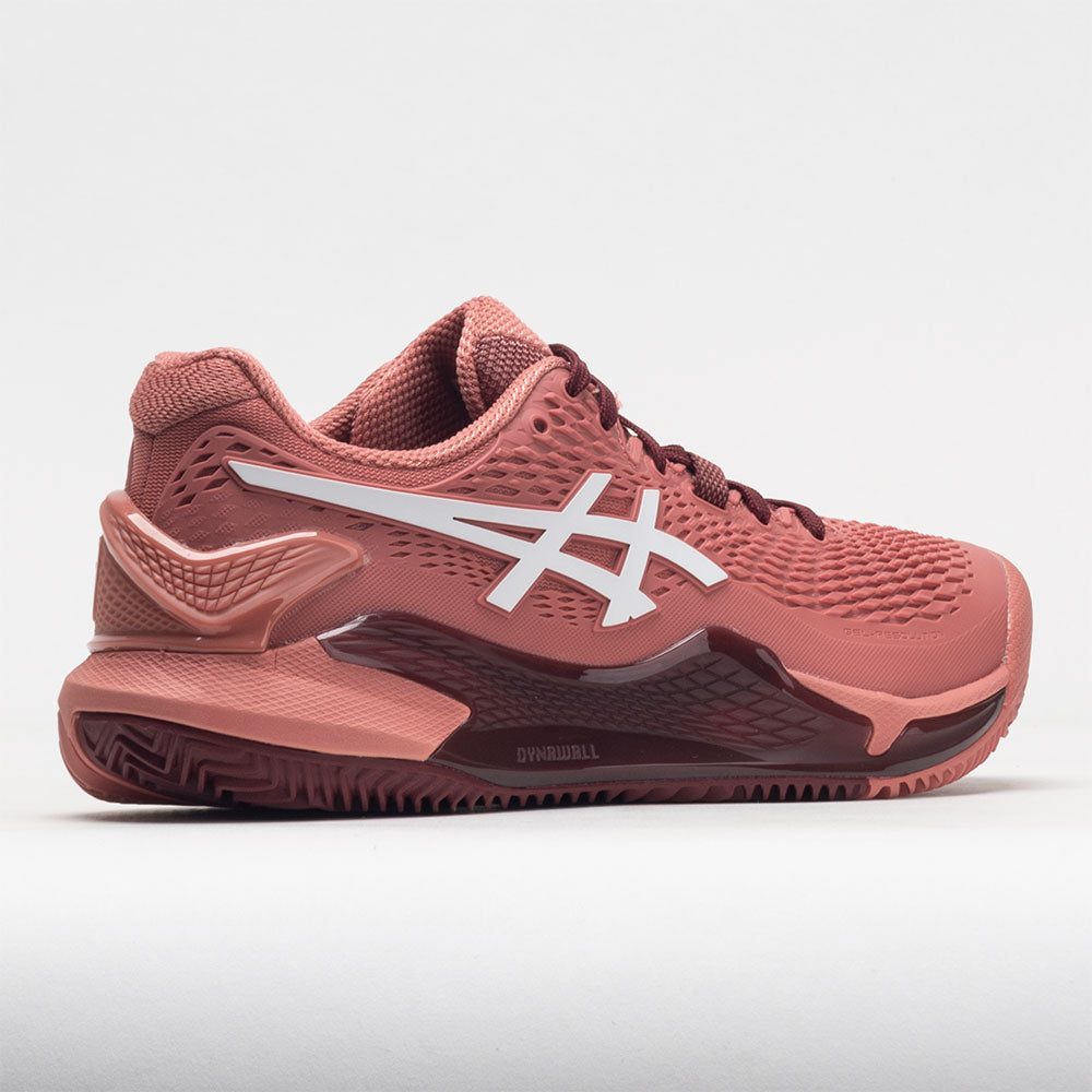 ASICS GEL-Resolution 9 Clay Women's Light Garnet/White