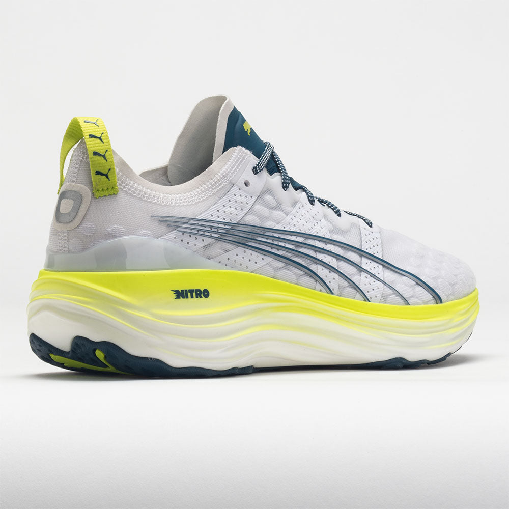 Puma ForeverRun Nitro Men's Puma White/Ocean Tropic/Lime Pow