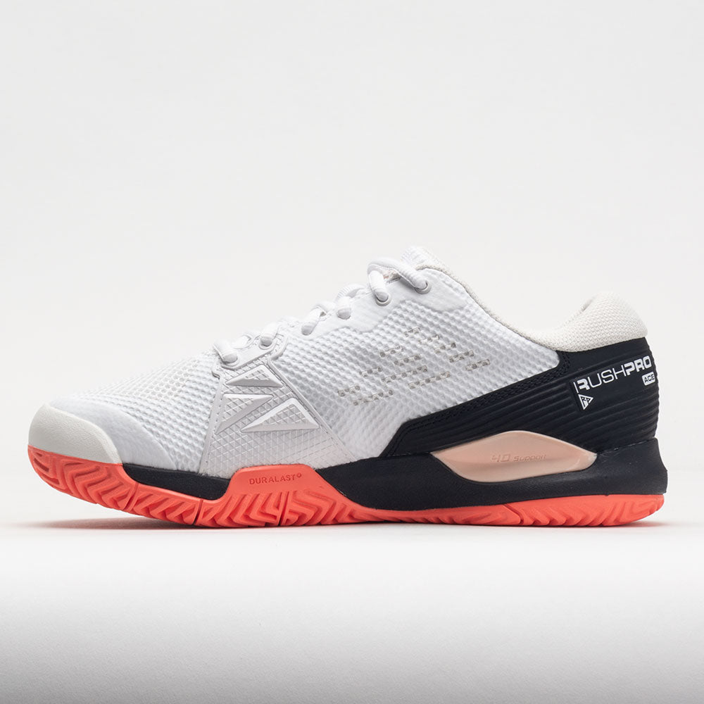 Wilson Rush Pro Ace Pickler Women's  White/Black/Living Coral