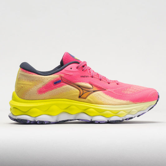 Mizuno Wave Sky 7 Women's  High-Vis Pink/Ombre Blue