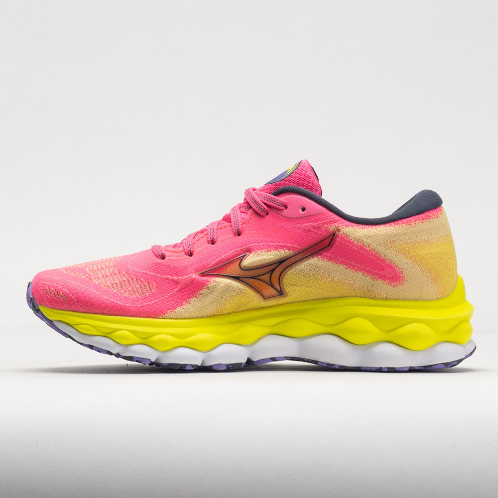 Mizuno Wave Sky 7 Women's  High-Vis Pink/Ombre Blue