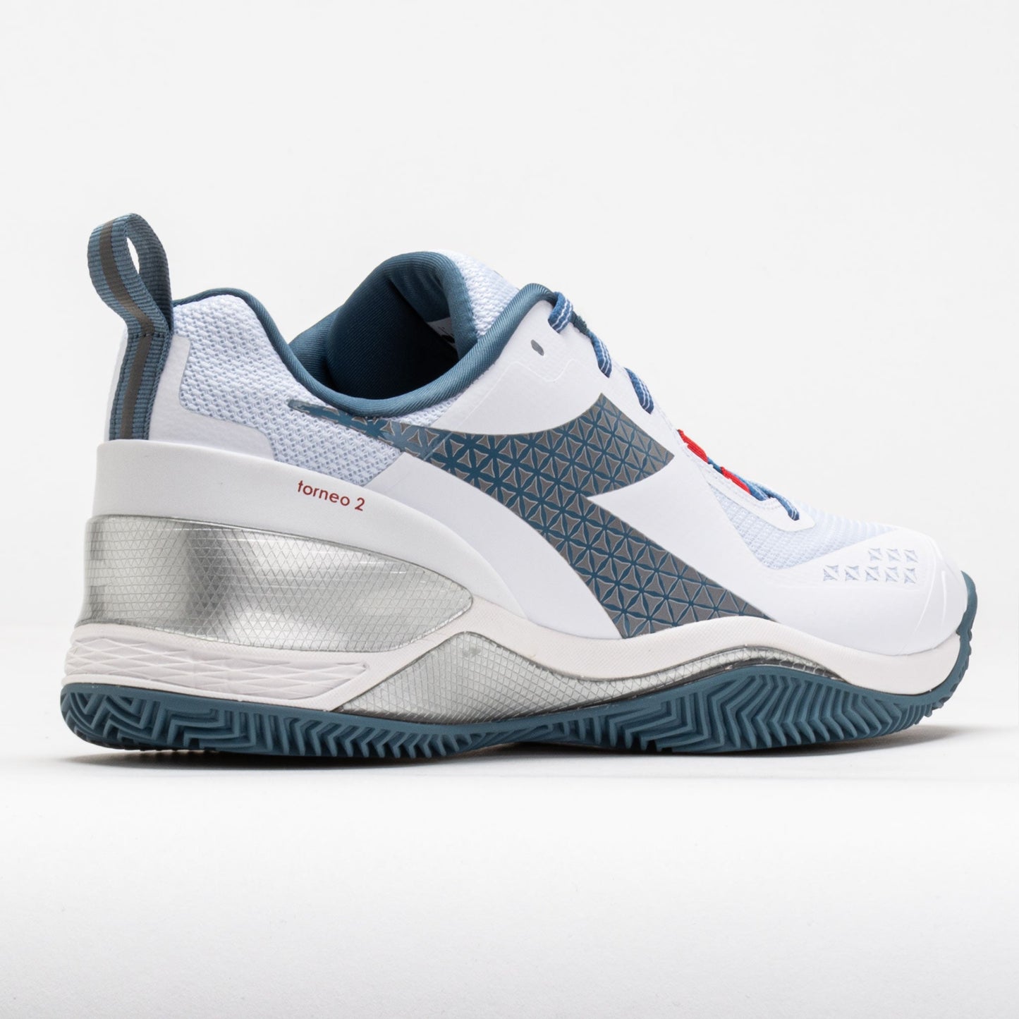 Diadora Blushield Torneo 2 Clay Men's  White/Oceanview/Salsa