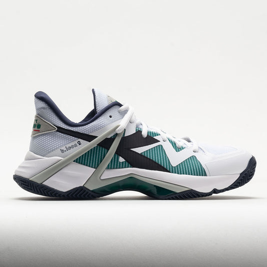 Diadora B.Icon 2 Clay Men's  White/Black/Blue Corsair